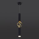 Подвесной светильник Eurosvet 50191/1 LED черный/золото