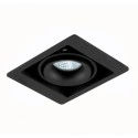 Встраиваемый светильник Donolux DL18615/01WW-SQ Shiny black/Black